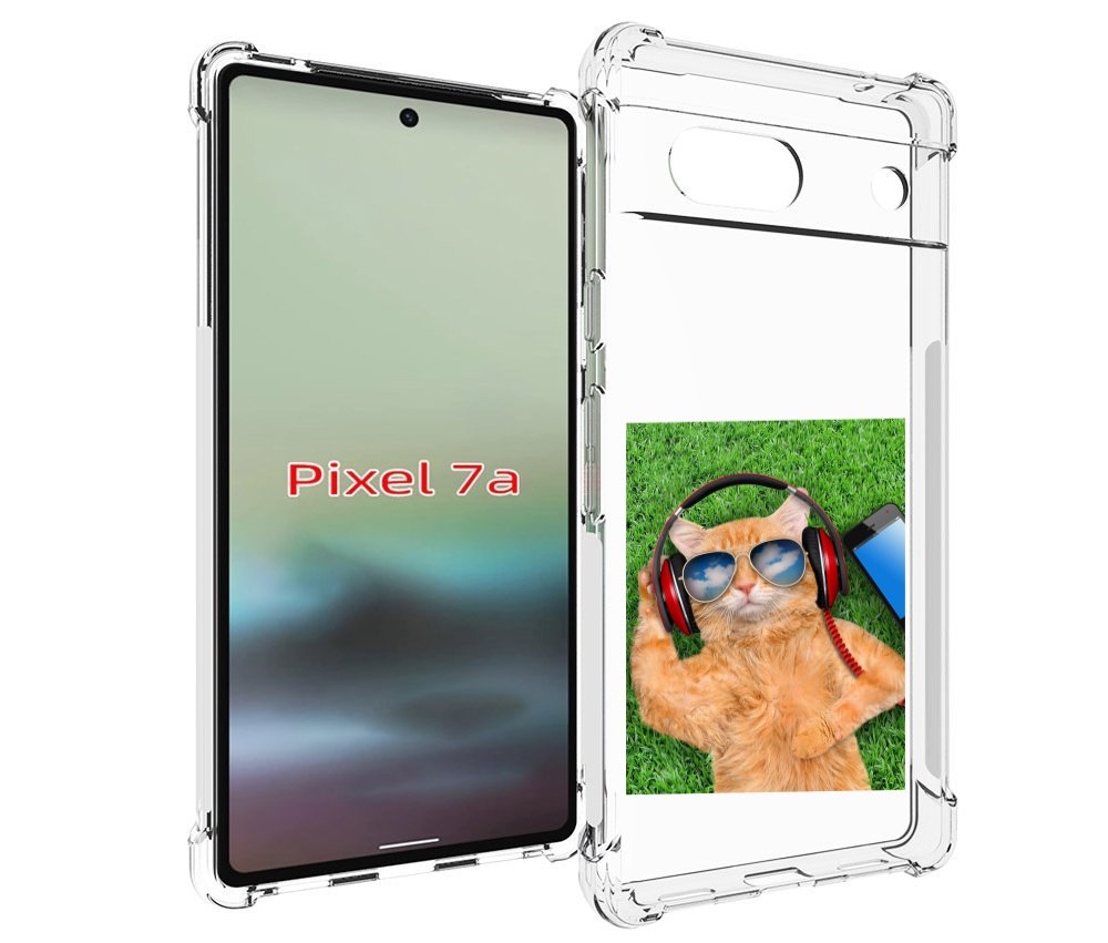 

Чехол MyPads Кот-кайфарик для Google Pixel 7A, Tocco