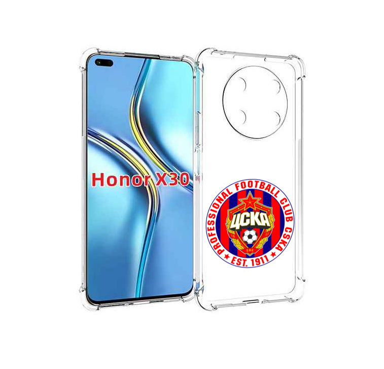 

Чехол MyPads ФК ЦСК логотип для Honor X30 / Magic4 Lite 5G, Прозрачный, Tocco