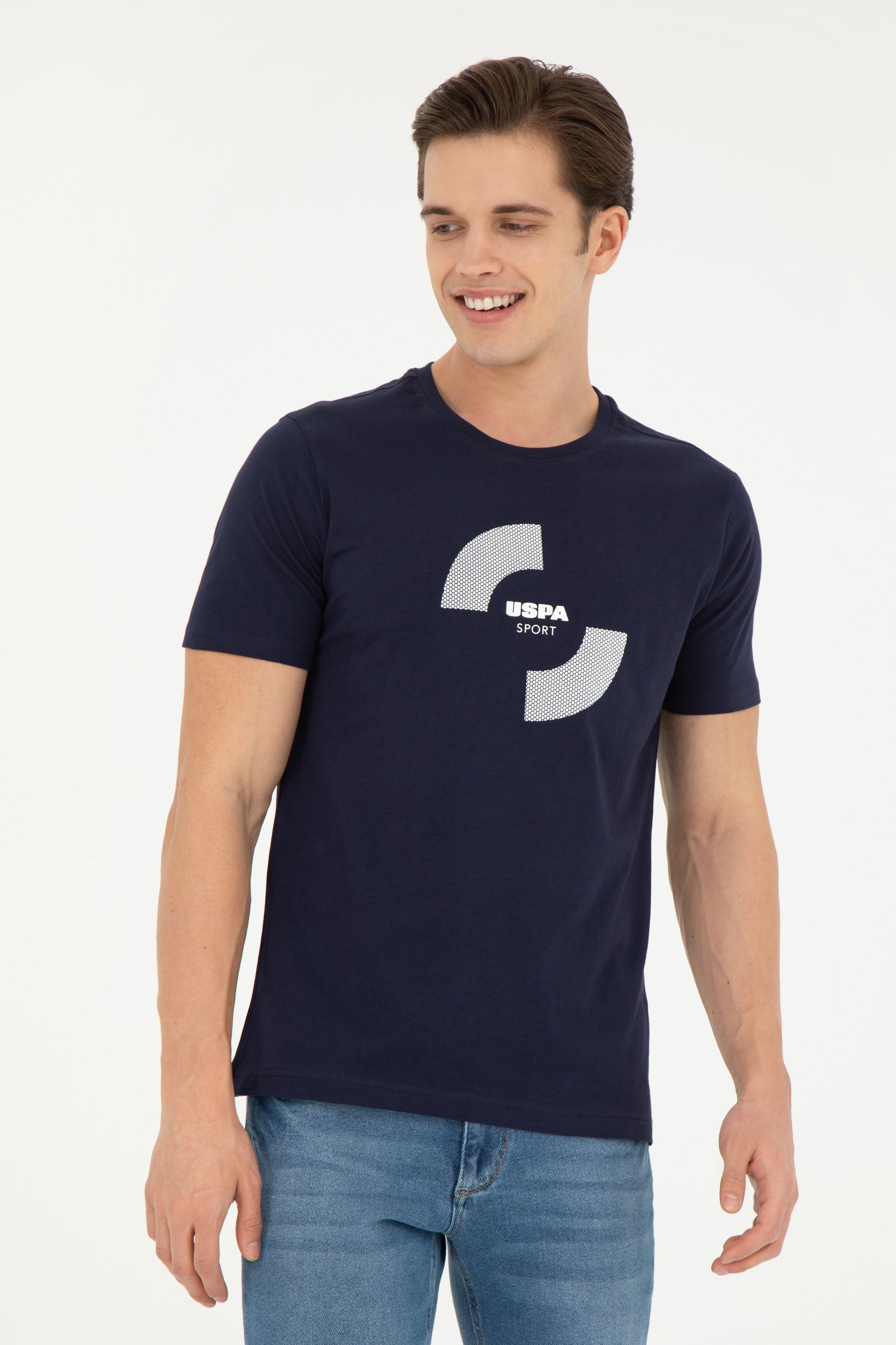 

Футболка мужская US Polo Assn G081SZ0110YAMO синяя L, Синий, G081SZ0110YAMO