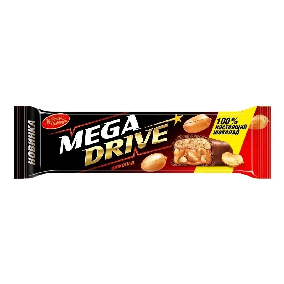 

Батончик шоколадный «Красный октябрь» Mega Drive, 47 г