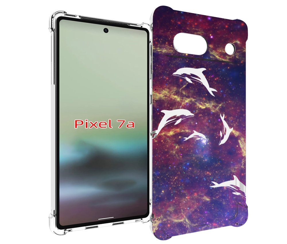 

Чехол MyPads Космические-дельфины для Google Pixel 7A, Tocco