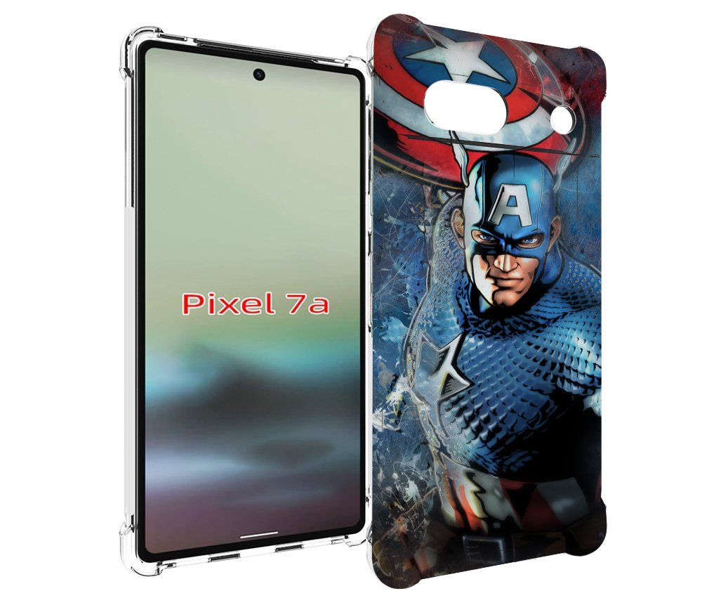 

Чехол MyPads Комикс-капитан-Америка для Google Pixel 7A, Tocco