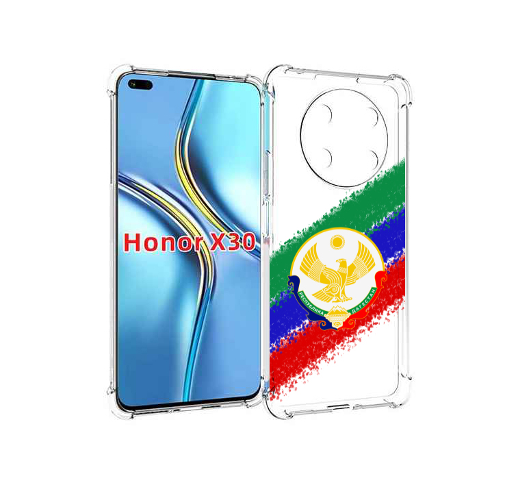 

Чехол MyPads герб флаг Дагестана для Honor X30 / Magic4 Lite 5G, Прозрачный, Tocco