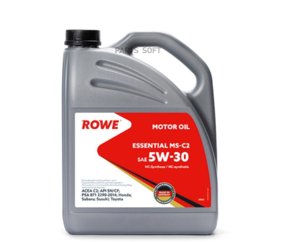 

Масло Моторное Rowe Essential Sae 5W-30 Ms-C2 5 Л 1Шт Rowe 203635952A