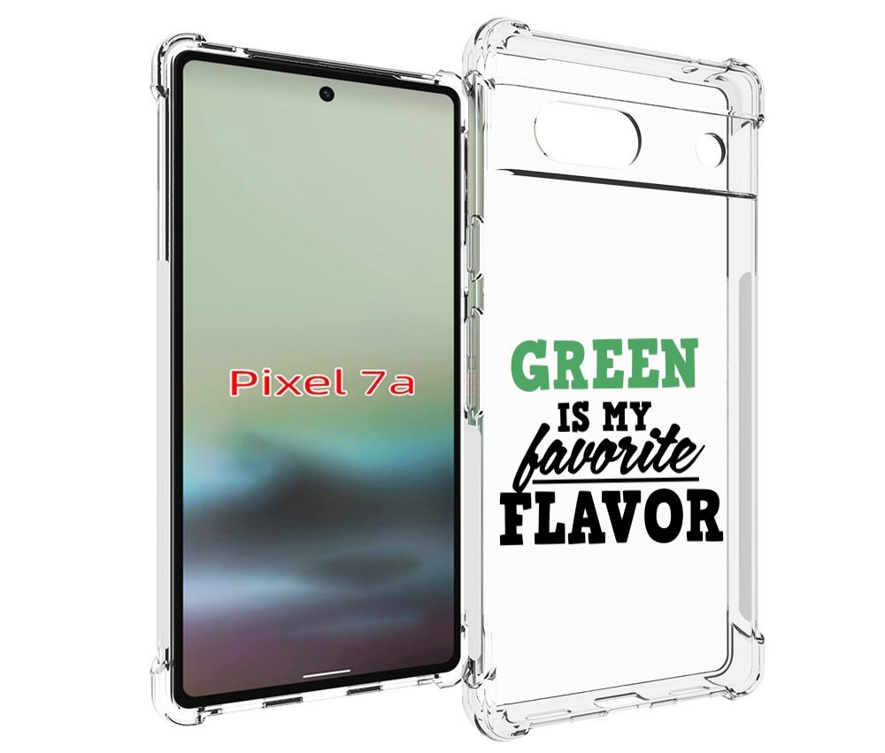 

Чехол MyPads Зеленый-фаворит для Google Pixel 7A, Tocco