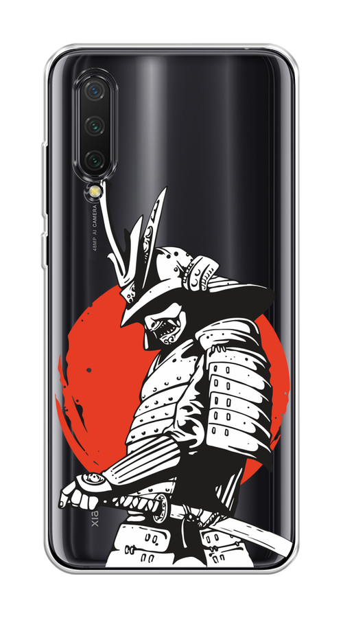 

Чехол на Xiaomi Mi CC9/Mi A3 Lite/Mi 9 Lite "Самурай с катаной", Черный;красный;белый, 36750-1