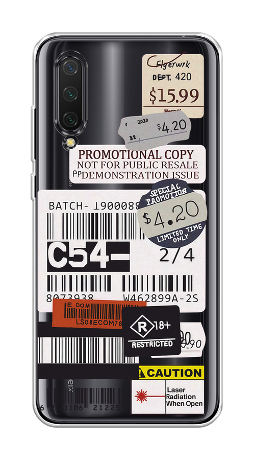 

Чехол на Xiaomi Mi CC9/Mi A3 Lite/Mi 9 Lite "Flight to Paris", Серый;бежевый, 36750-1