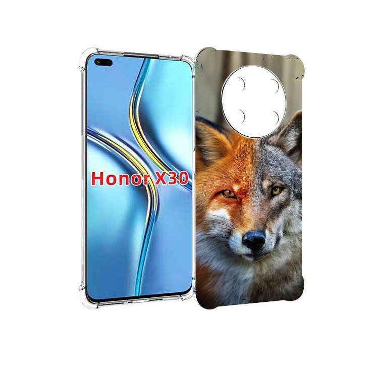 

Чехол MyPads волк-лиса для Honor X30 / Magic4 Lite 5G, Прозрачный, Tocco