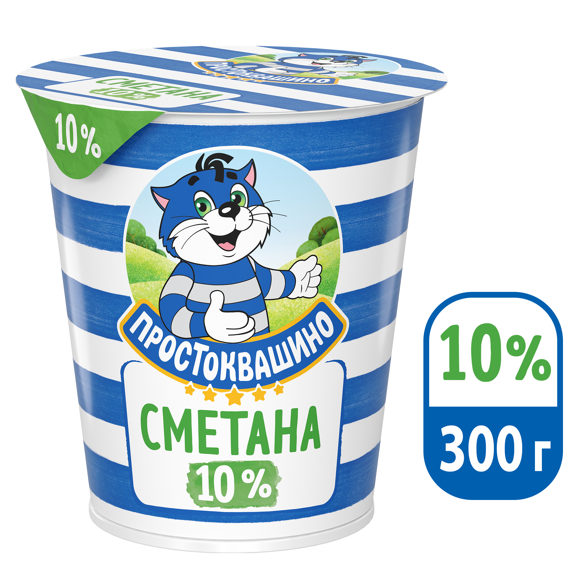 фото Сметана простоквашино 10% 300 г