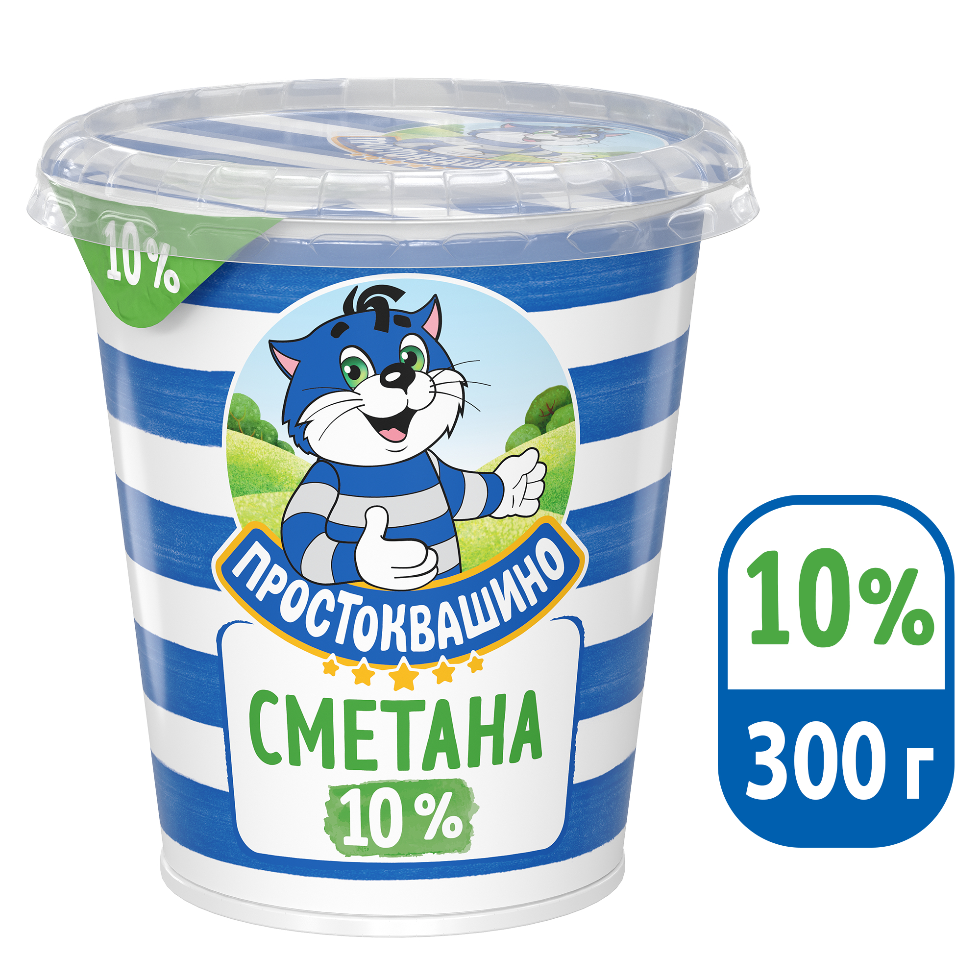 фото Сметана простоквашино 10% 300 г