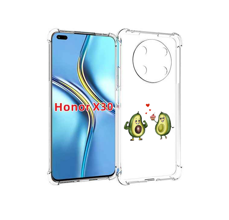 

Чехол MyPads влюбленные-авокадо для Honor X30 / Magic4 Lite 5G, Прозрачный, Tocco