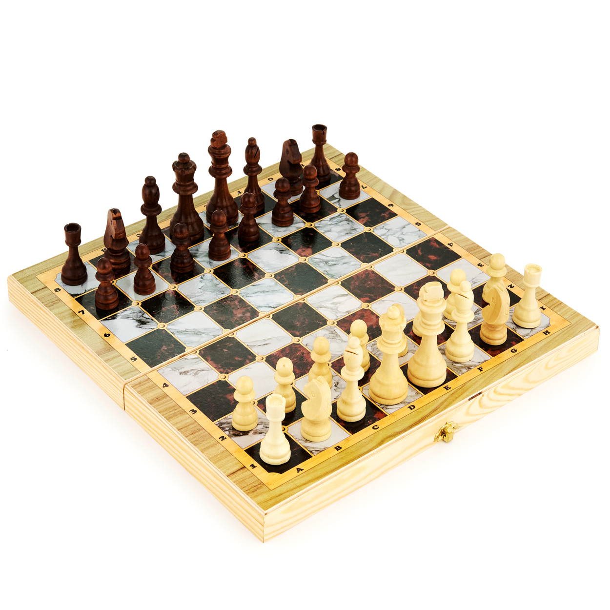 Шахматы и нарды RF Master Мраморные DE-WS029