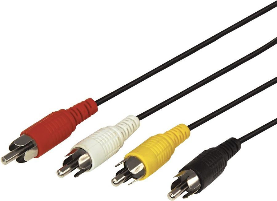 фото Кабель rexant 17-0302 4rca - 4rca 1,5м black