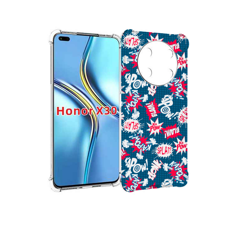 

Чехол MyPads взрывной-принт для Honor X30 / Magic4 Lite 5G, Прозрачный, Tocco