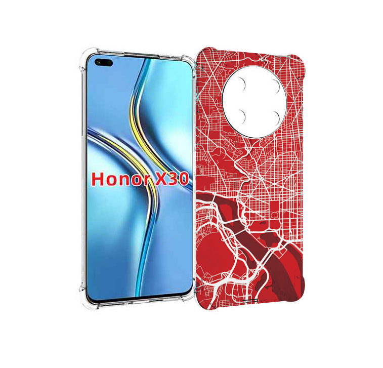 

Чехол MyPads векторная-карта для Honor X30 / Magic4 Lite 5G, Прозрачный, Tocco
