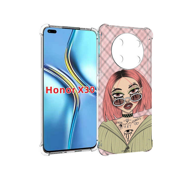 

Чехол MyPads бунтарка-девочка для Honor X30 / Magic4 Lite 5G, Прозрачный, Tocco
