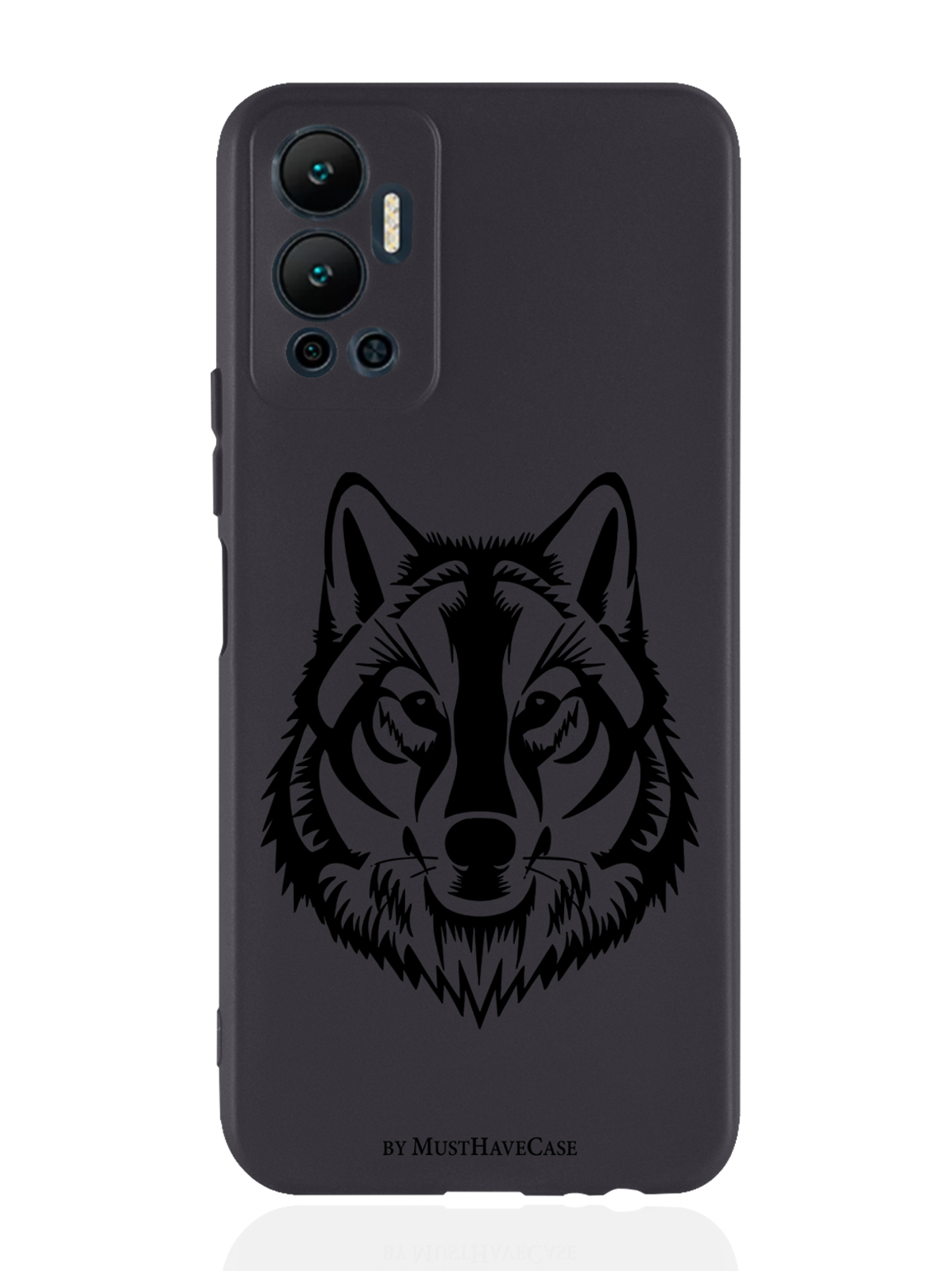 

Чехол MustHaveCase для Infinix Hot 12 (2022) Волк черный