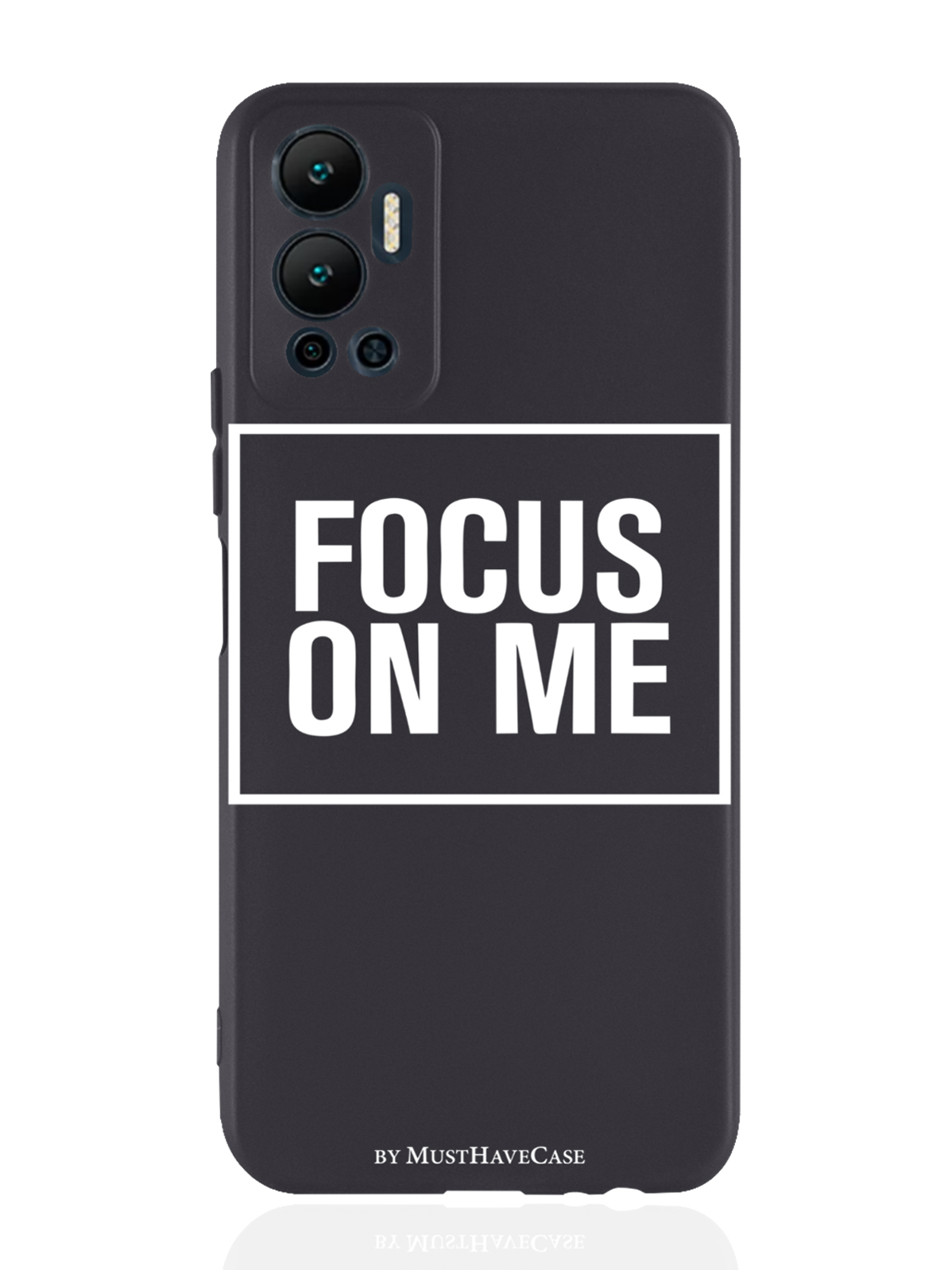 

Чехол MustHaveCase для Infinix Hot 12 (2022) Focus on me черный, Черный;белый