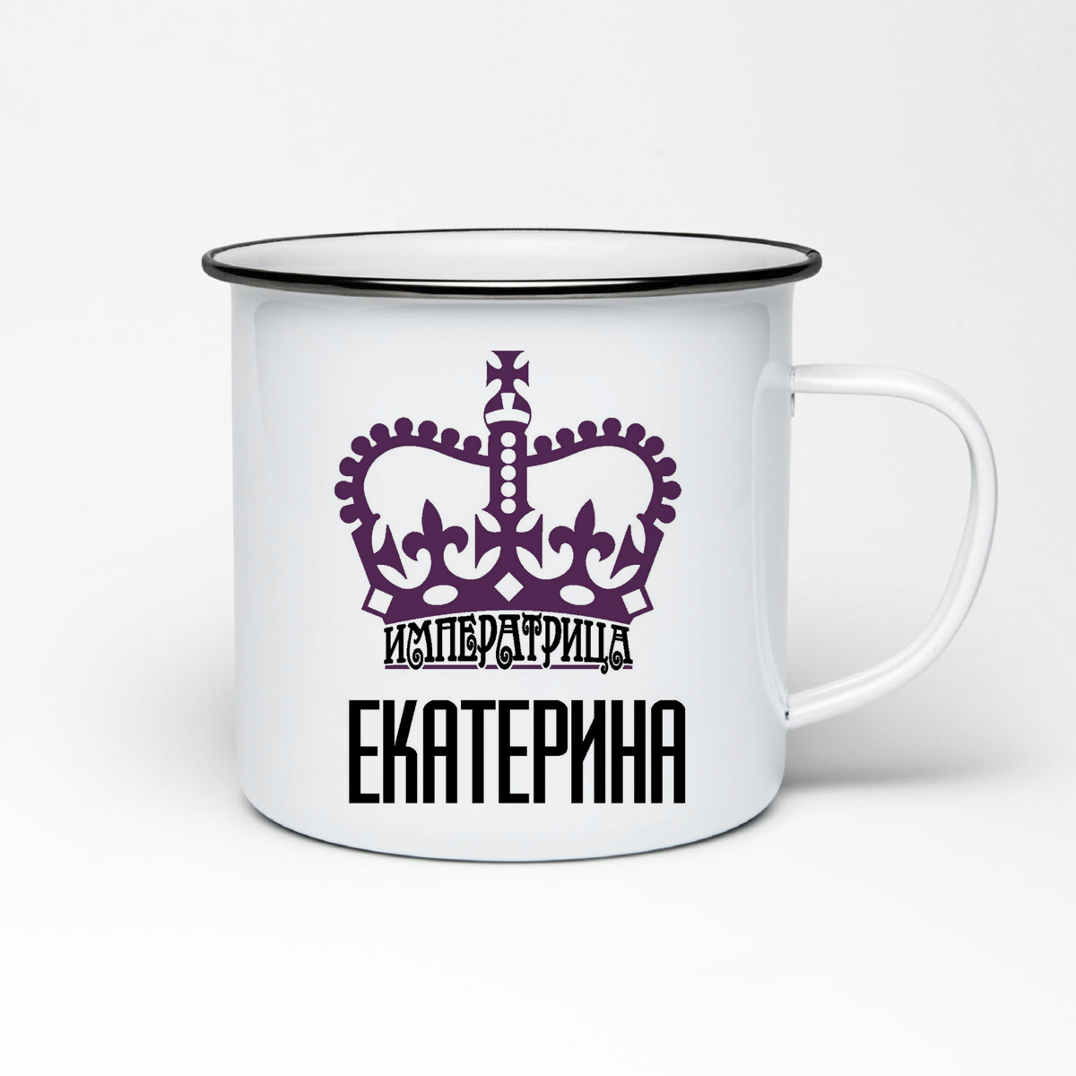 

Кружка металлическая CoolPodarok Императрица Екатерина