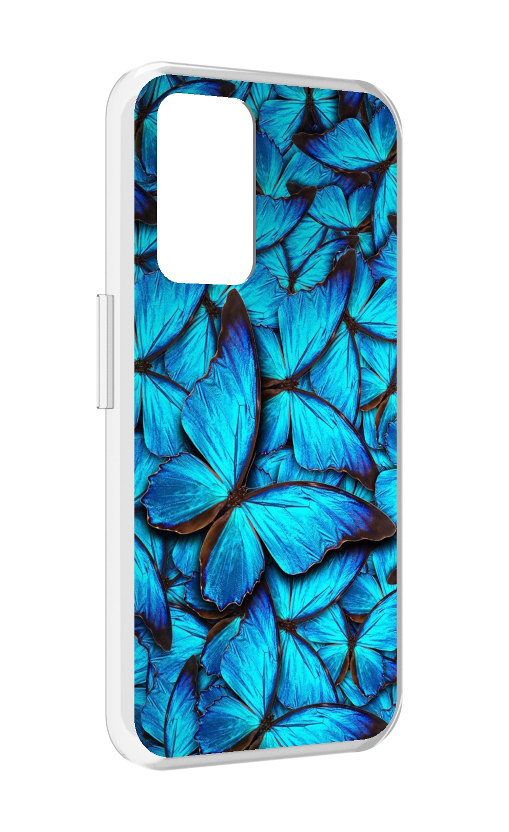 

Чехол MyPads бирюзовые бабочки для Realme GT Neo3T, Прозрачный, Tocco