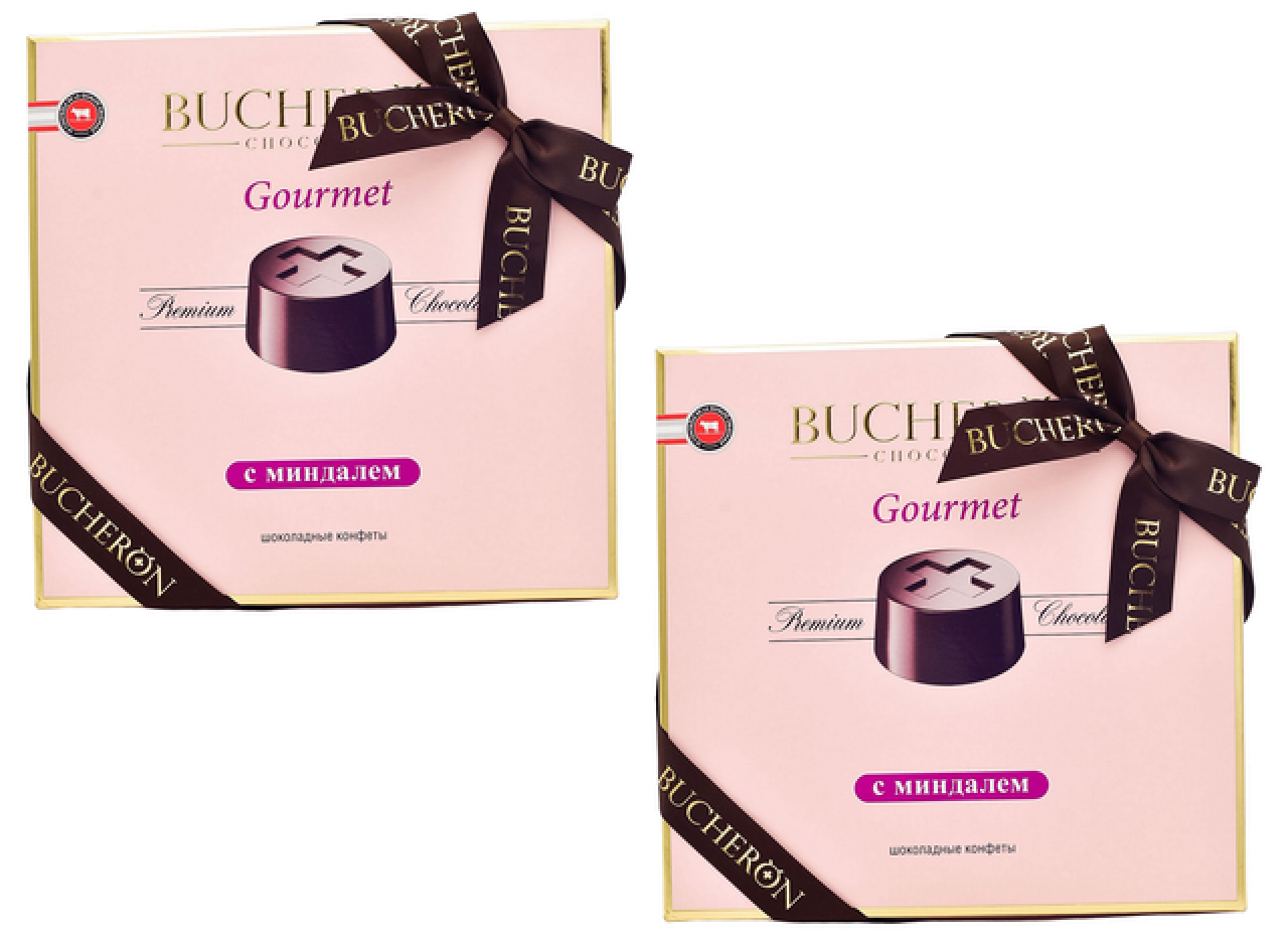 Конфеты Bucheron Gourmet с миндалем, 180 г х 2 шт