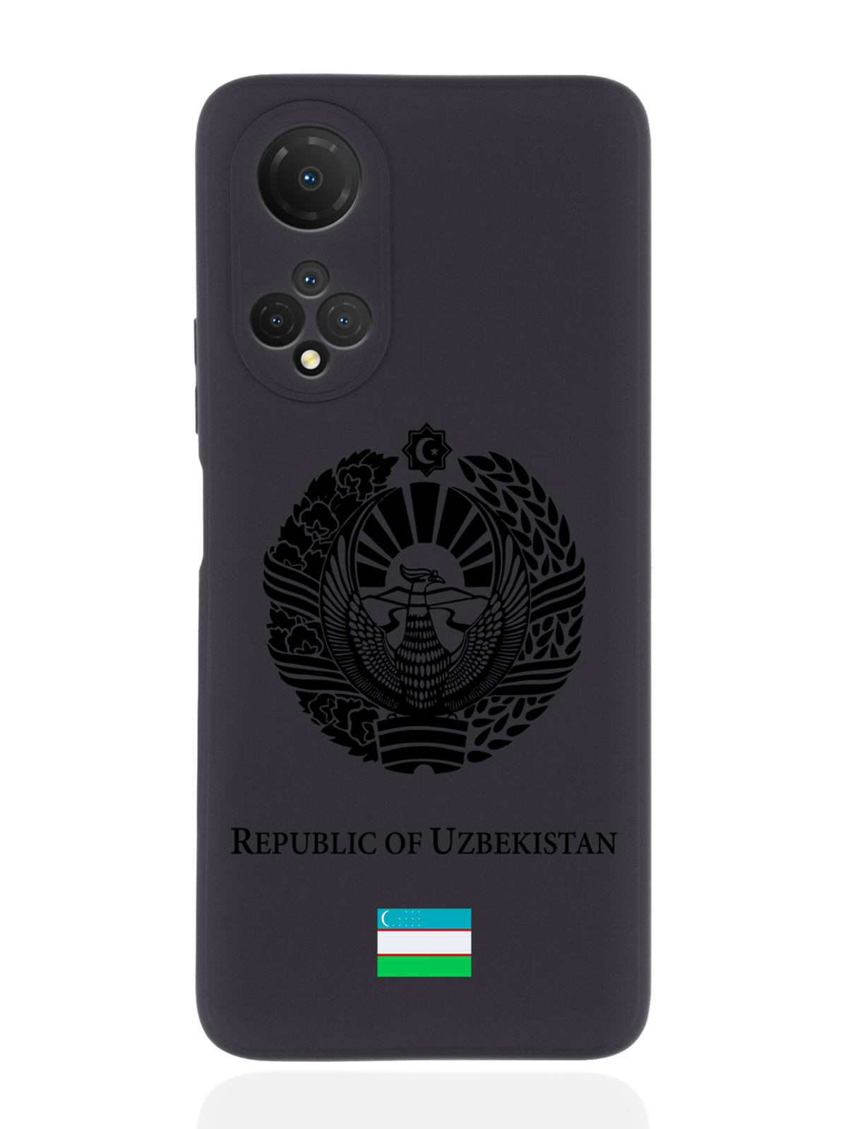 

Чехол SignumCase для Honor X7 Черный лаковый Герб Узбекистана черный