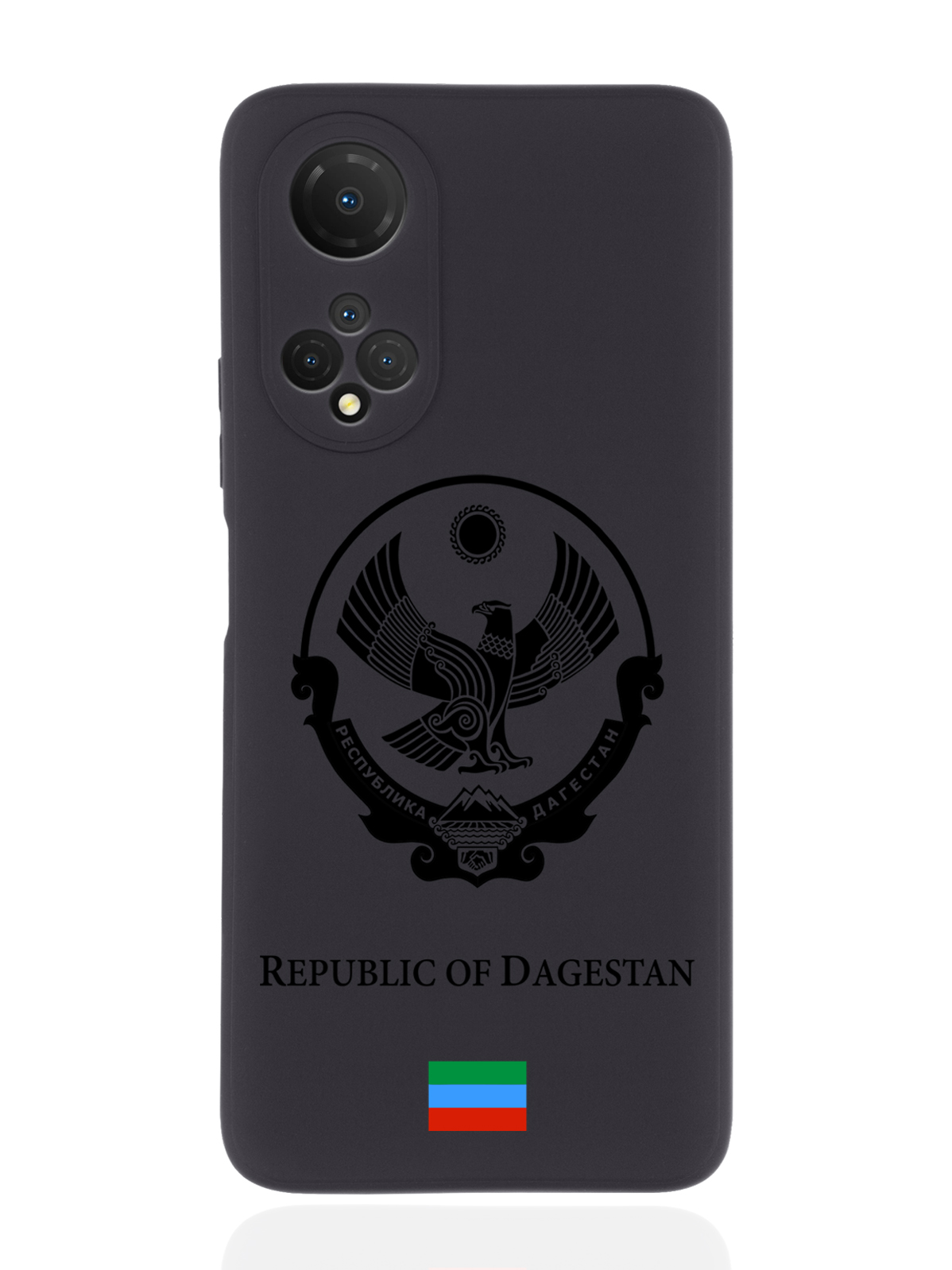 

Чехол SignumCase для Honor X7 Черный лаковый Герб Дагестана черный