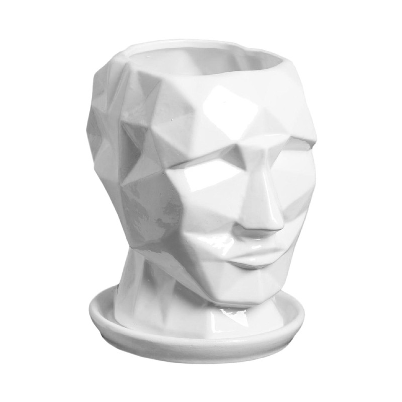 

Цветочный горшок Sima-land Кай 4859830 2 л белый 1 шт., Кай