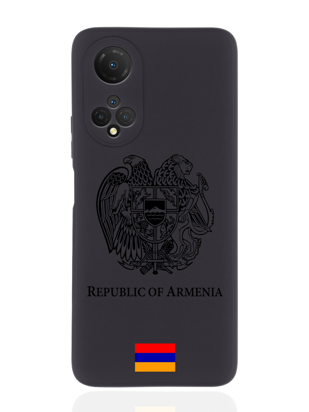 

Чехол SignumCase для Honor X7 Черный лаковый Герб Армении черный