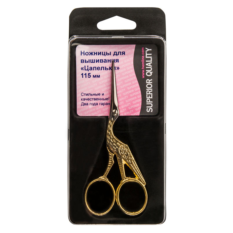 Ножницы для вышивания Цапельки, Hemline, 11.5см, арт.B5418
