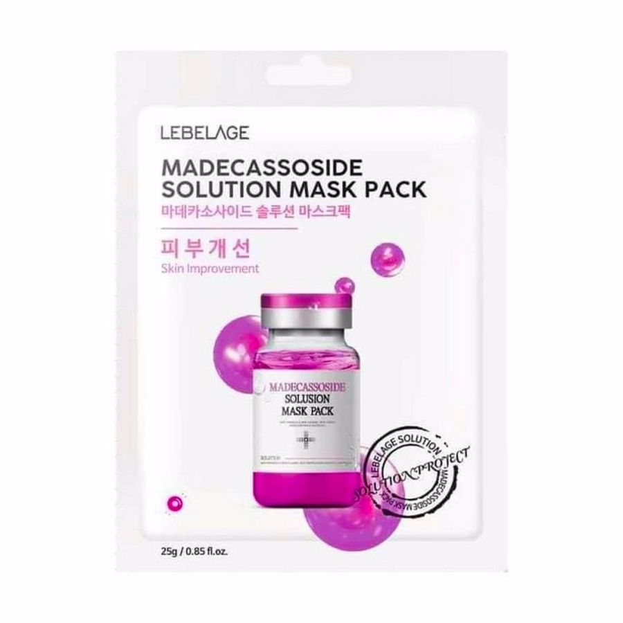 

Тканевая маска Lebelage с мадекассосидом Madecassoside Solution Mask Pack, 25 г х 5 шт., kr-19989