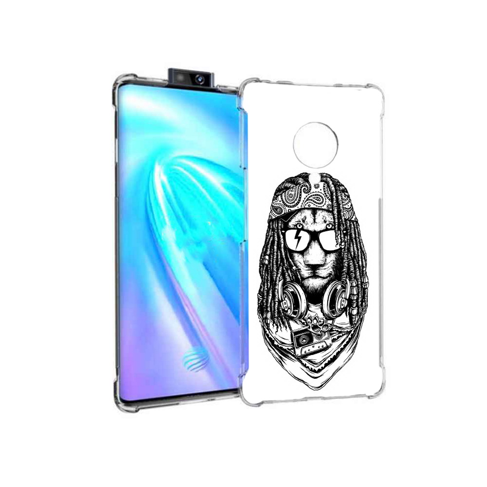 

Чехол MyPads Tocco для Vivo NEX 3 дреды льва (PT136035.381.338), Прозрачный, Tocco