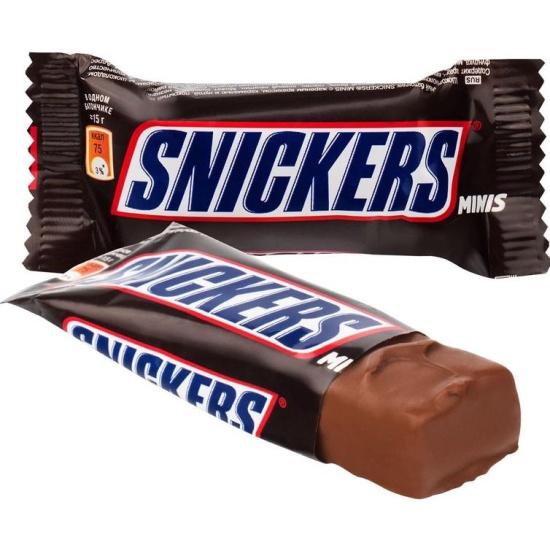 

Батончики Snickers | minis, шоколадные, 1 кг