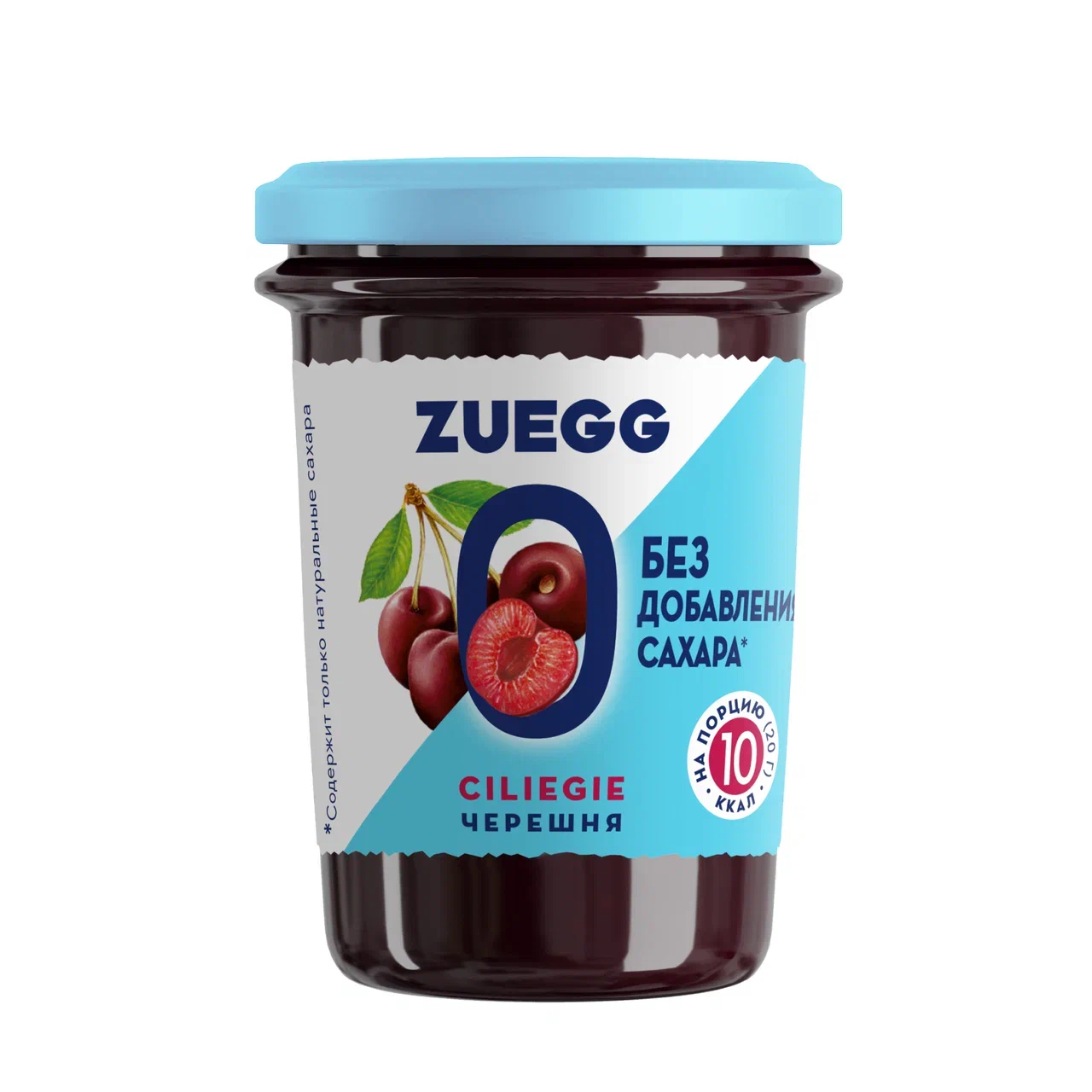 Конфитюр Zuegg черешня, без добавления сахара, 220 г