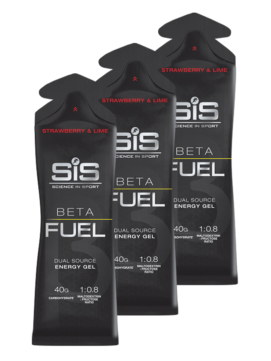 

Энергетический гель SiS, Beta Fuel Energy Gel, 3шт по 60мл (Клубника-лайм)