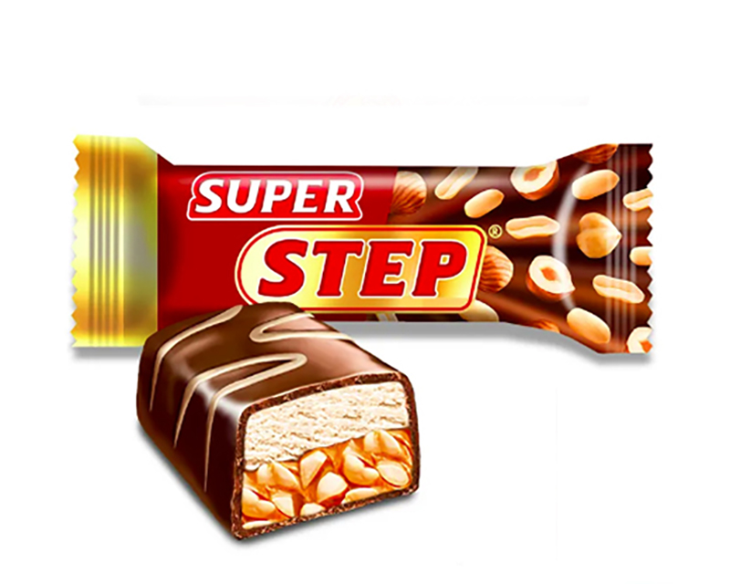 Конфеты Степ Super Step глазированные, 10x196 г