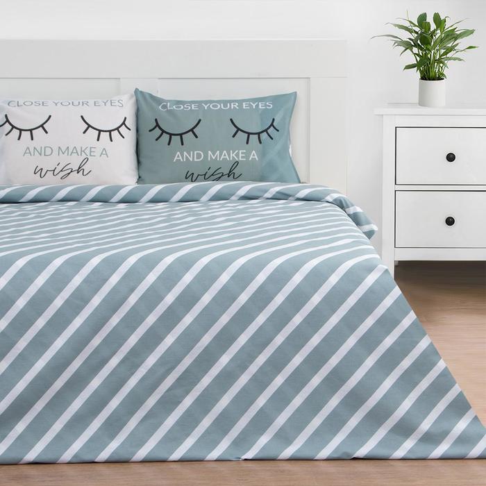 

Комплект: пододеяльник и 2 наволочки Sleepy dream 175x215 см, 50x70 см - 2 шт, 100% хлопок