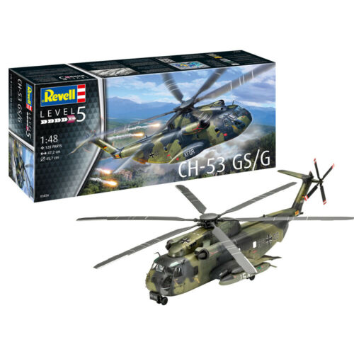 

Сборная модель Revell 1/48 Тяжёлый транспортный вертолёт CH-53 GSG 03856