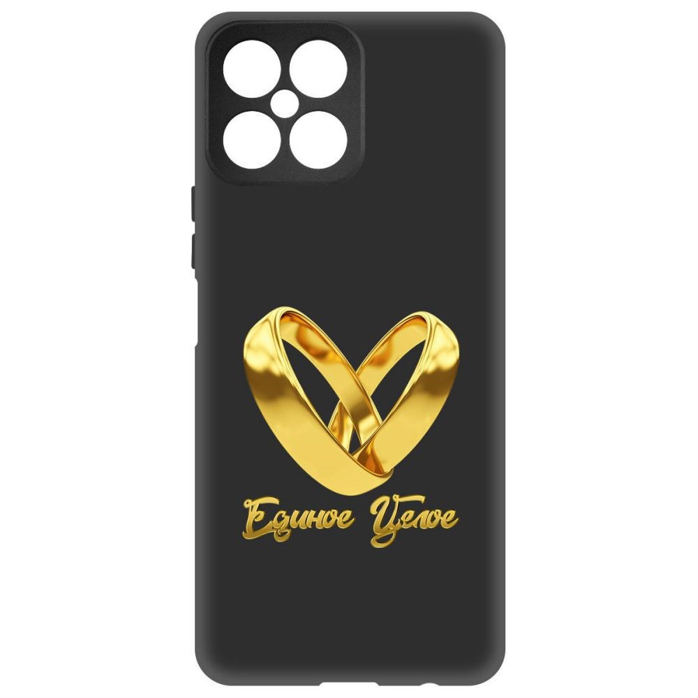 

Чехол-накладка Софт Единое целое для Honor X8, Черный