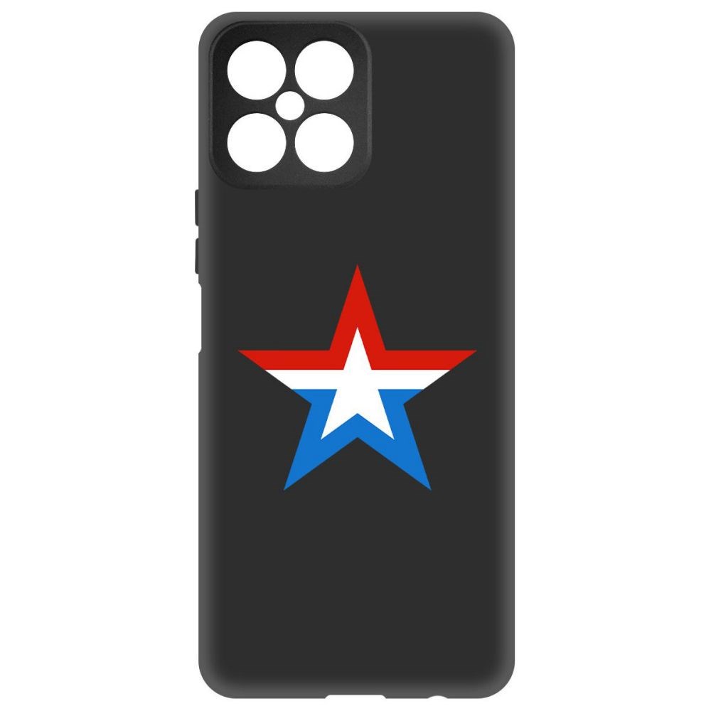 

Чехол-накладка Софт Армия России для Honor X8, Черный