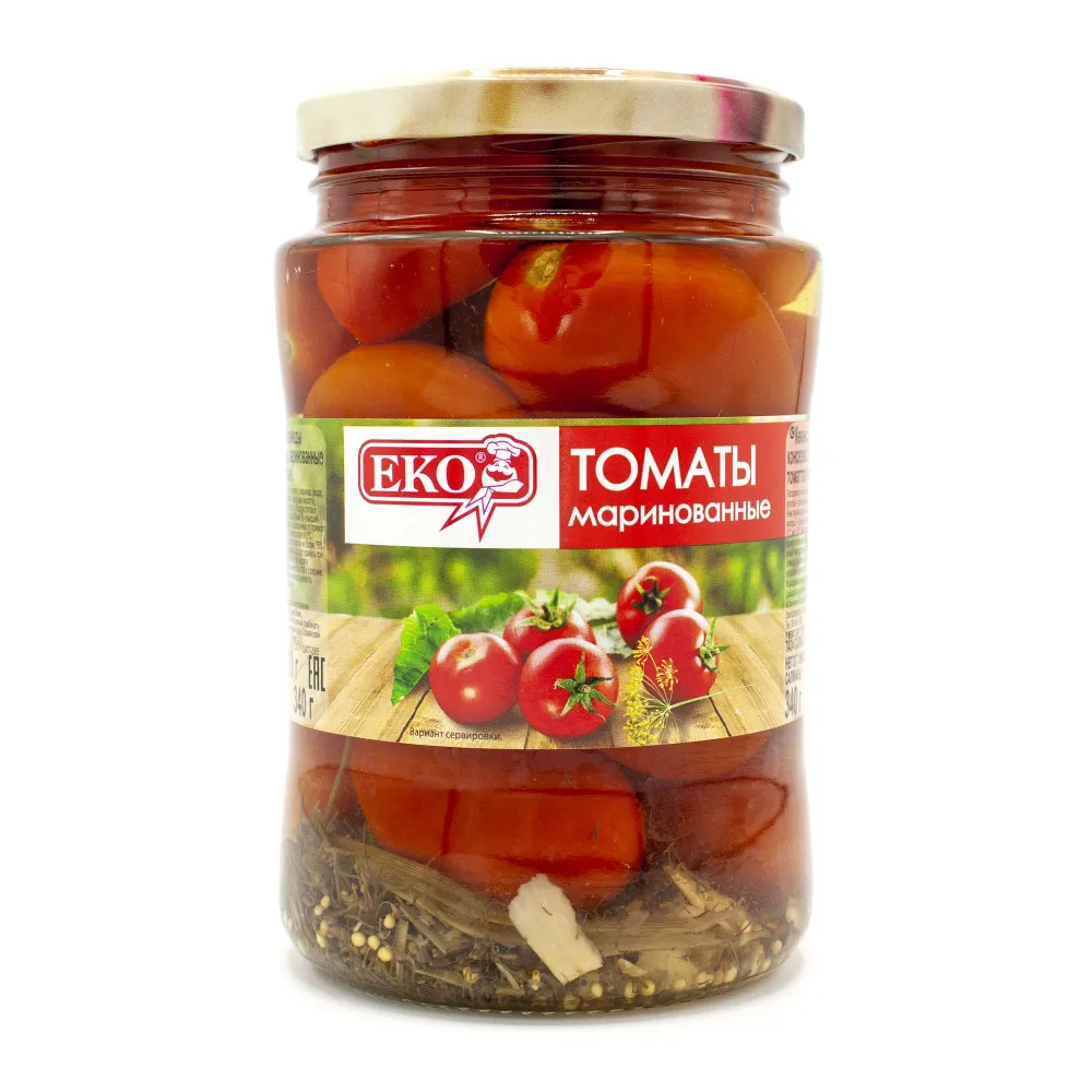 Помидоры Еко маринованные, в стекле, 680 г