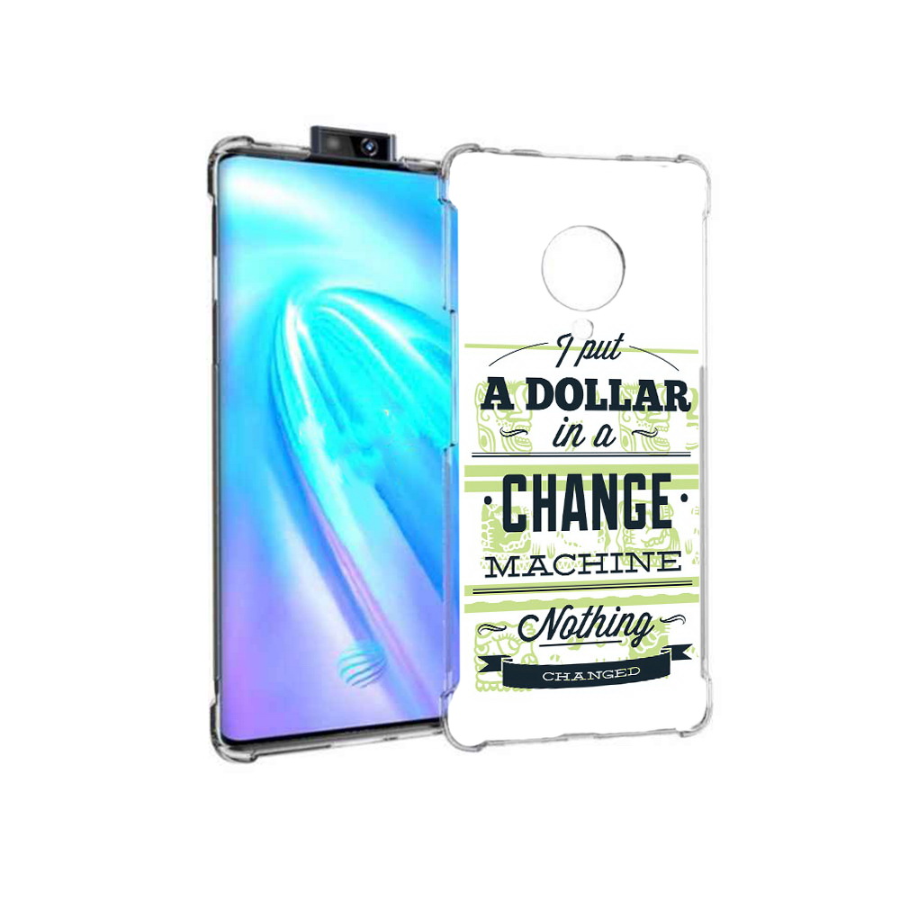 

Чехол MyPads Tocco для Vivo NEX 3 доллар надпись (PT136035.381.336), Прозрачный, Tocco