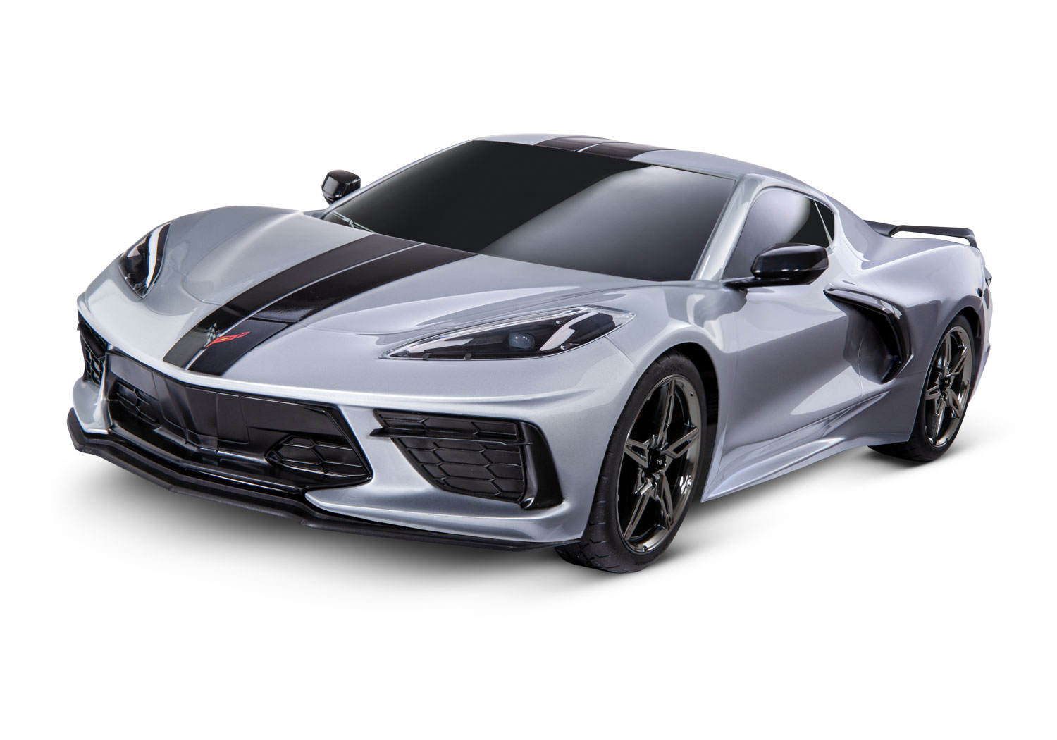 фото Радиоуправляемая машина traxxas corvette stingray 3.0 c8 silver tra93054-4-slvr