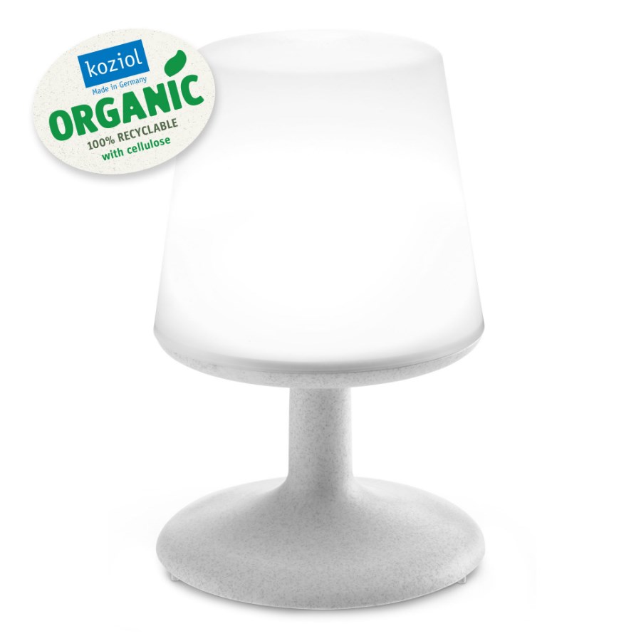 фото Лампа настольная light to go organic серая, koziol