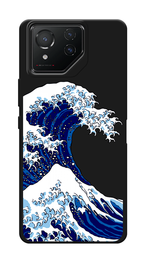 

Чехол Awog на Asus ROG Phone 8 "Волна в Канагаве", Синий;белый, 45152-1