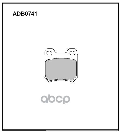 

Колодки дисковые задние Opel Omega A/B/Vectra В 1.6-2.2DTi 87-03 ADB0741