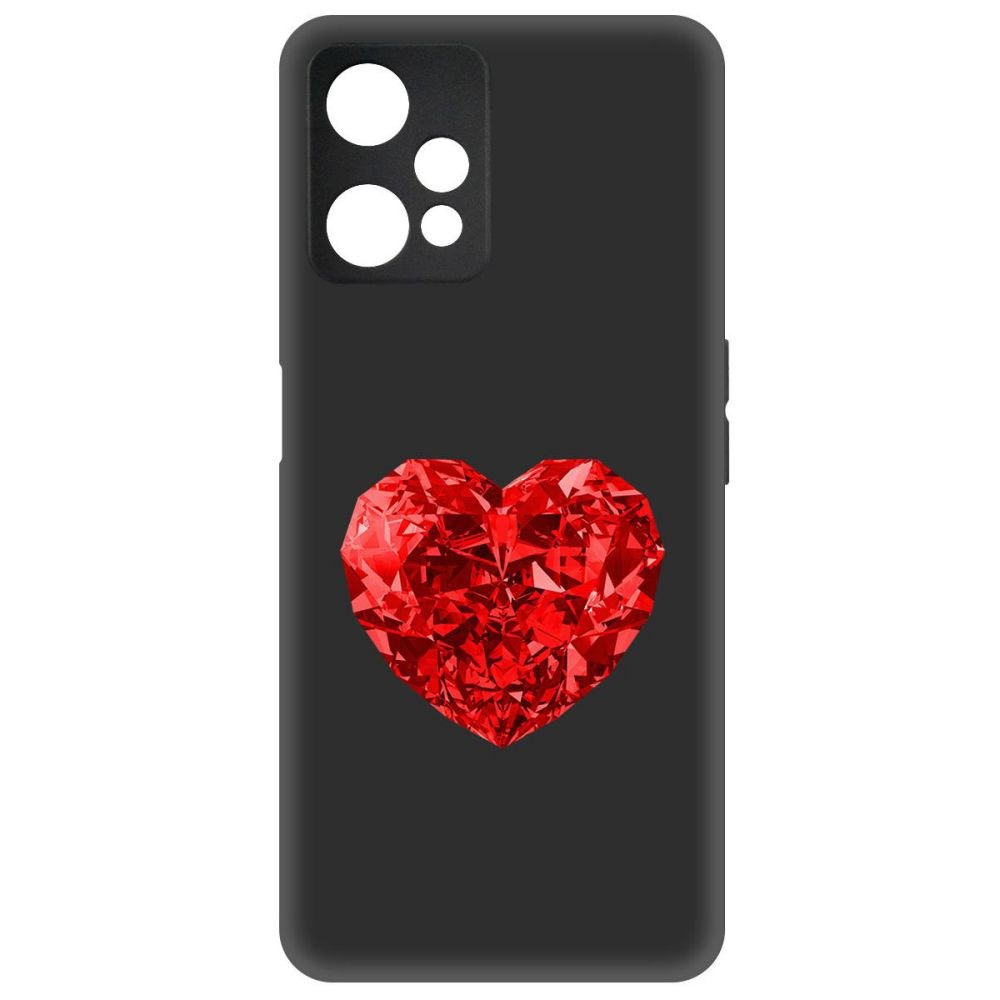 Чехол-накладка Софт Рубиновое сердце для Realme 9 Pro