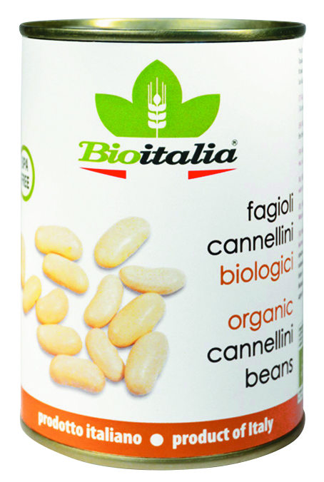 Фасоль белая Bioitalia консервированная, 400 г
