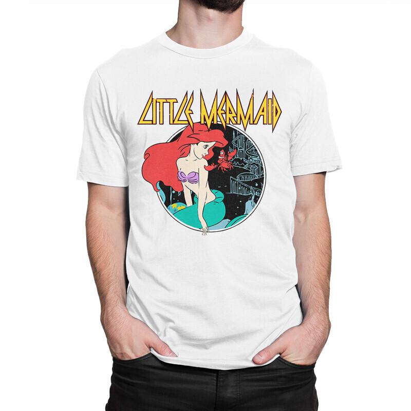 

Футболка мужская Dream Shirts Русалочка Ариэль 10007062 белая S, Русалочка Ариэль 10007062