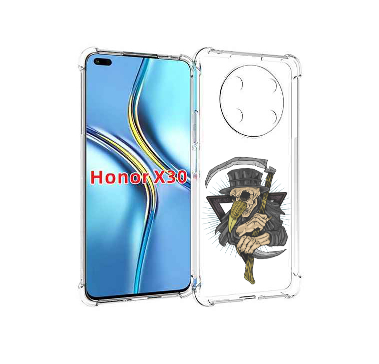 

Чехол MyPads борец-с-чумой для Honor X30 / Magic4 Lite 5G, Прозрачный, Tocco